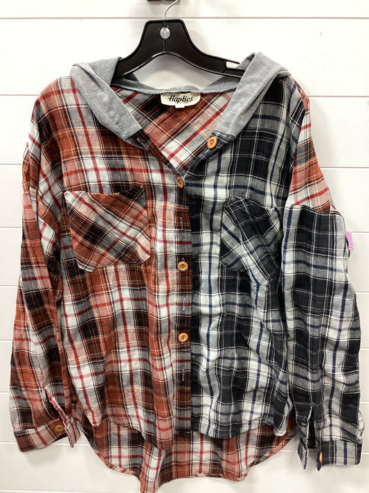 Top Ls By Haptics In Orange, Size:L