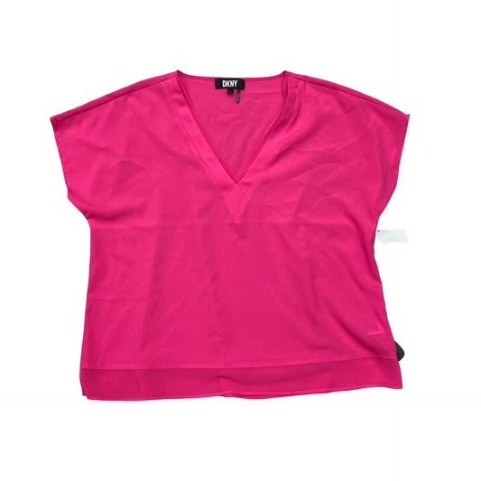 Top Sleeveless By Dkny In Pink, Size:Xl