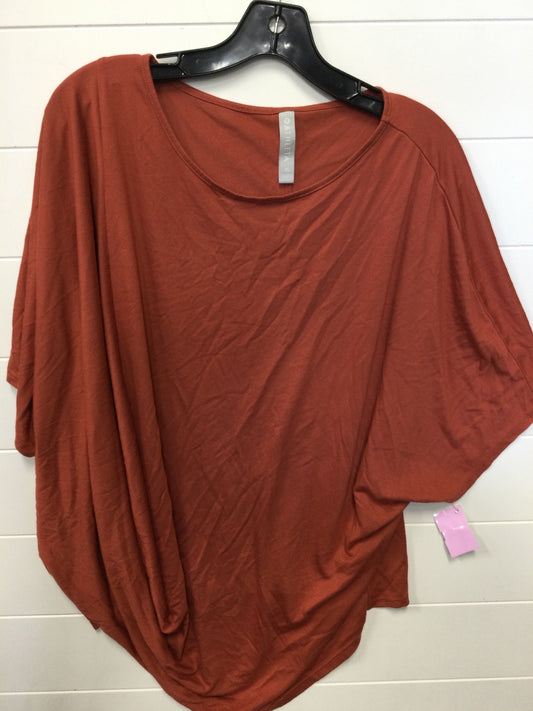 Athletic Top Ss By Athleta In Orange, Size:Xl