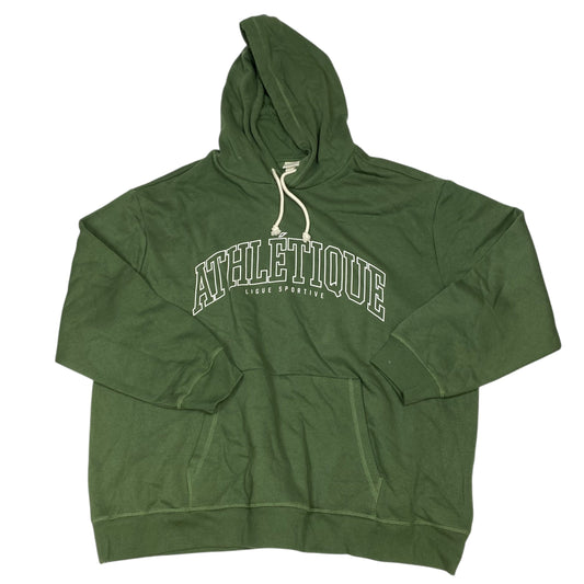 Sweatshirt Hoodie By H&M In Green, Size:Xl