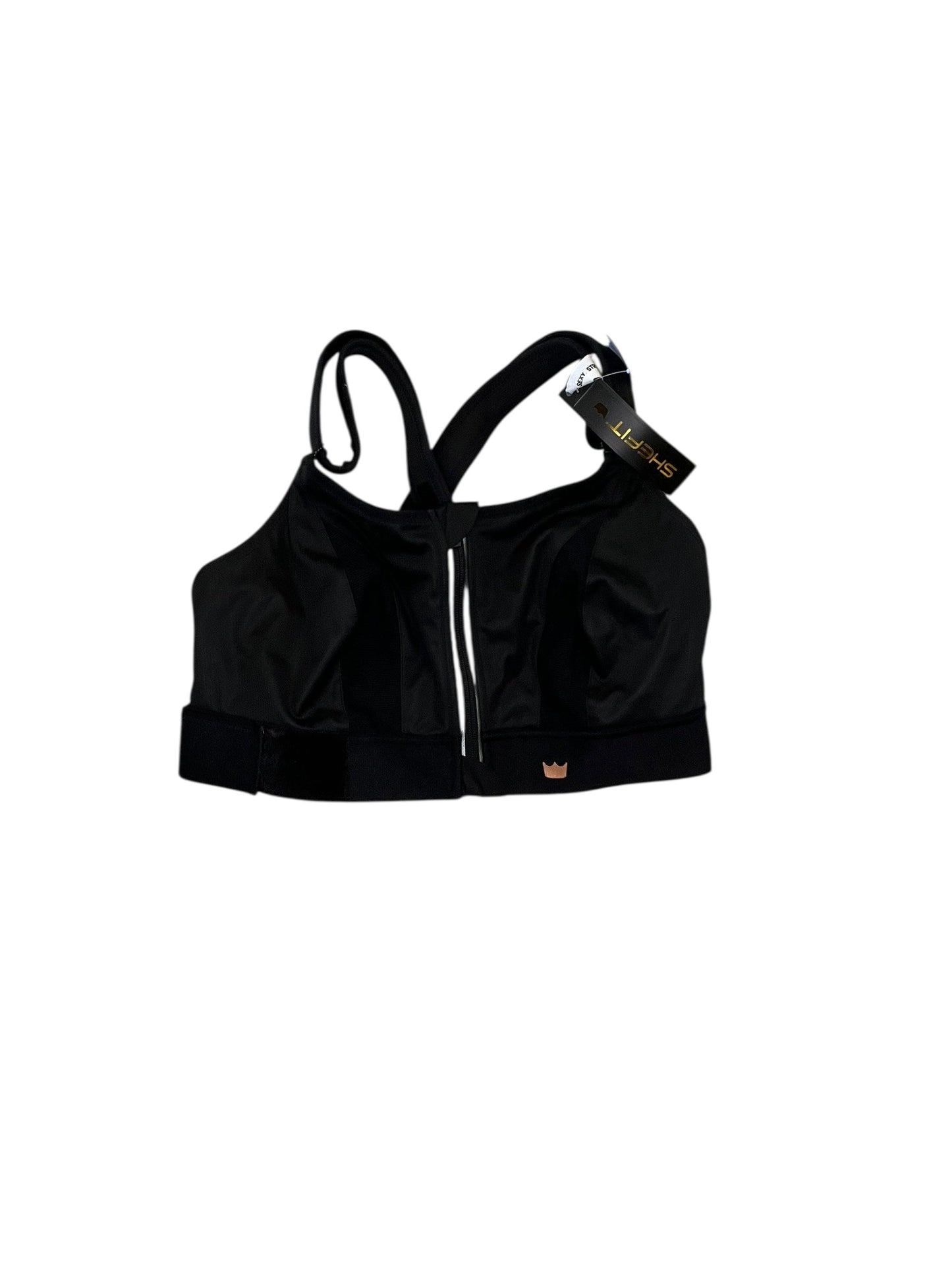 Athletic Bra By Clothes Mentor In Black, Size:Xxl