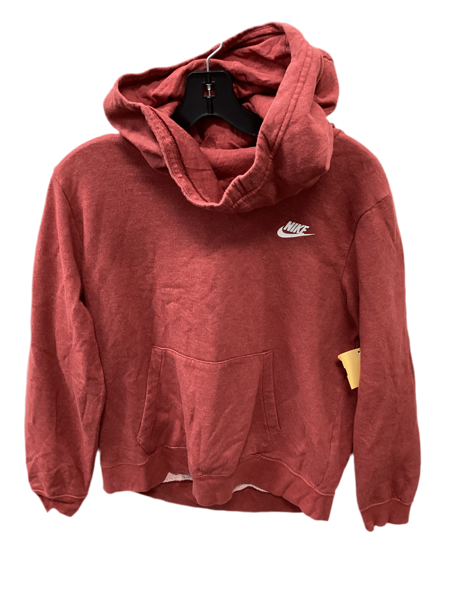 Athletic Top Ls Hoodie By Nike Apparel In Red, Size:L