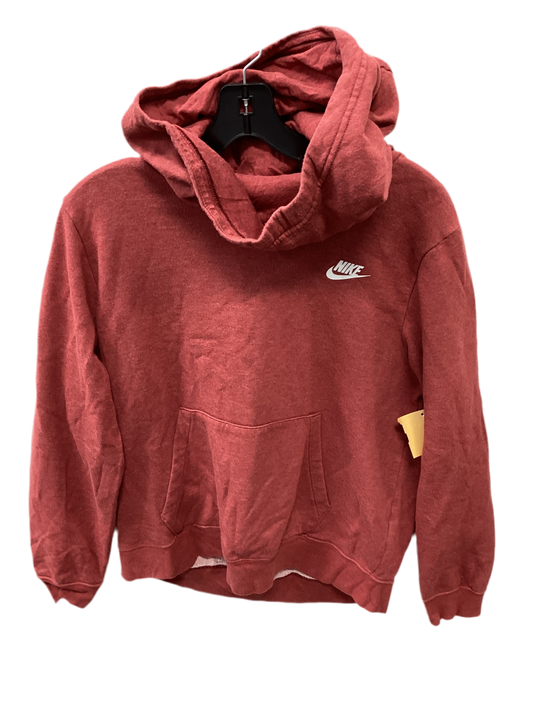 Athletic Top Ls Hoodie By Nike Apparel In Red, Size:L