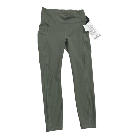 Athletic Leggings By Lululemon In Green, Size:6