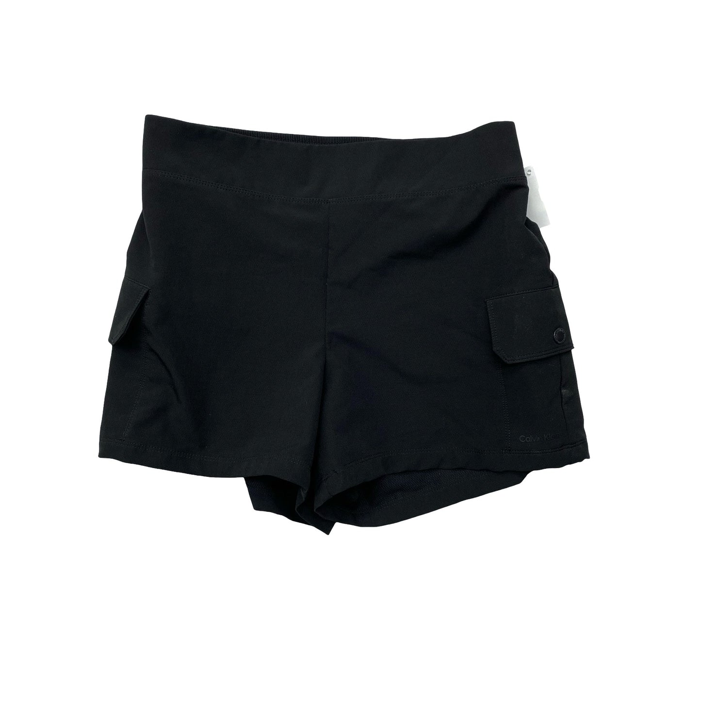 Athletic Shorts By Calvin Klein In Black, Size:S