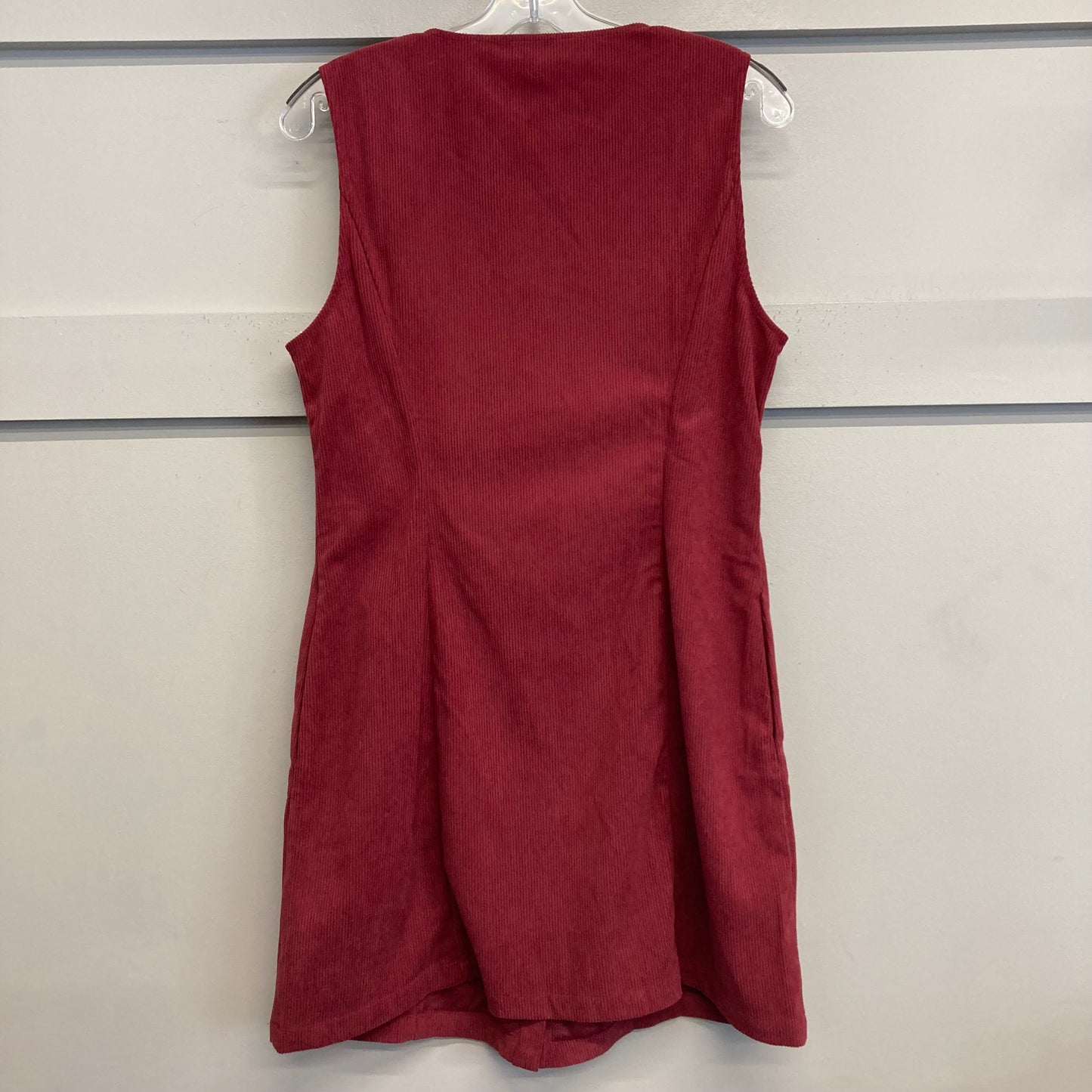 Dress Casual Short By Allegra K In Red, Size:M