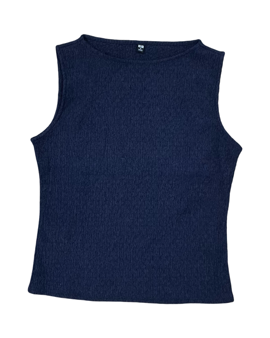 Top Sleeveless By Clothes Mentor In Blue, Size:M