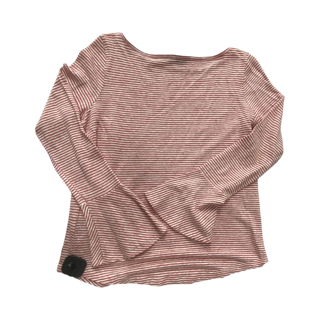 Top Ls By Lauren By Ralph Lauren In Red & White, Size:M
