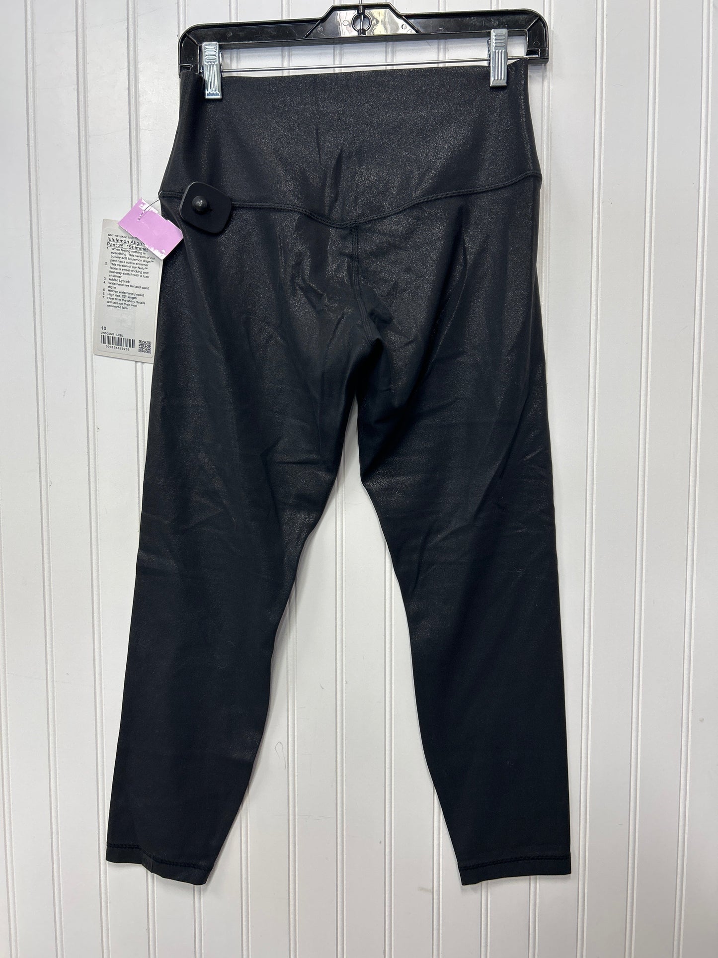 Athletic Leggings By Lululemon In Black, Size:10 NWT