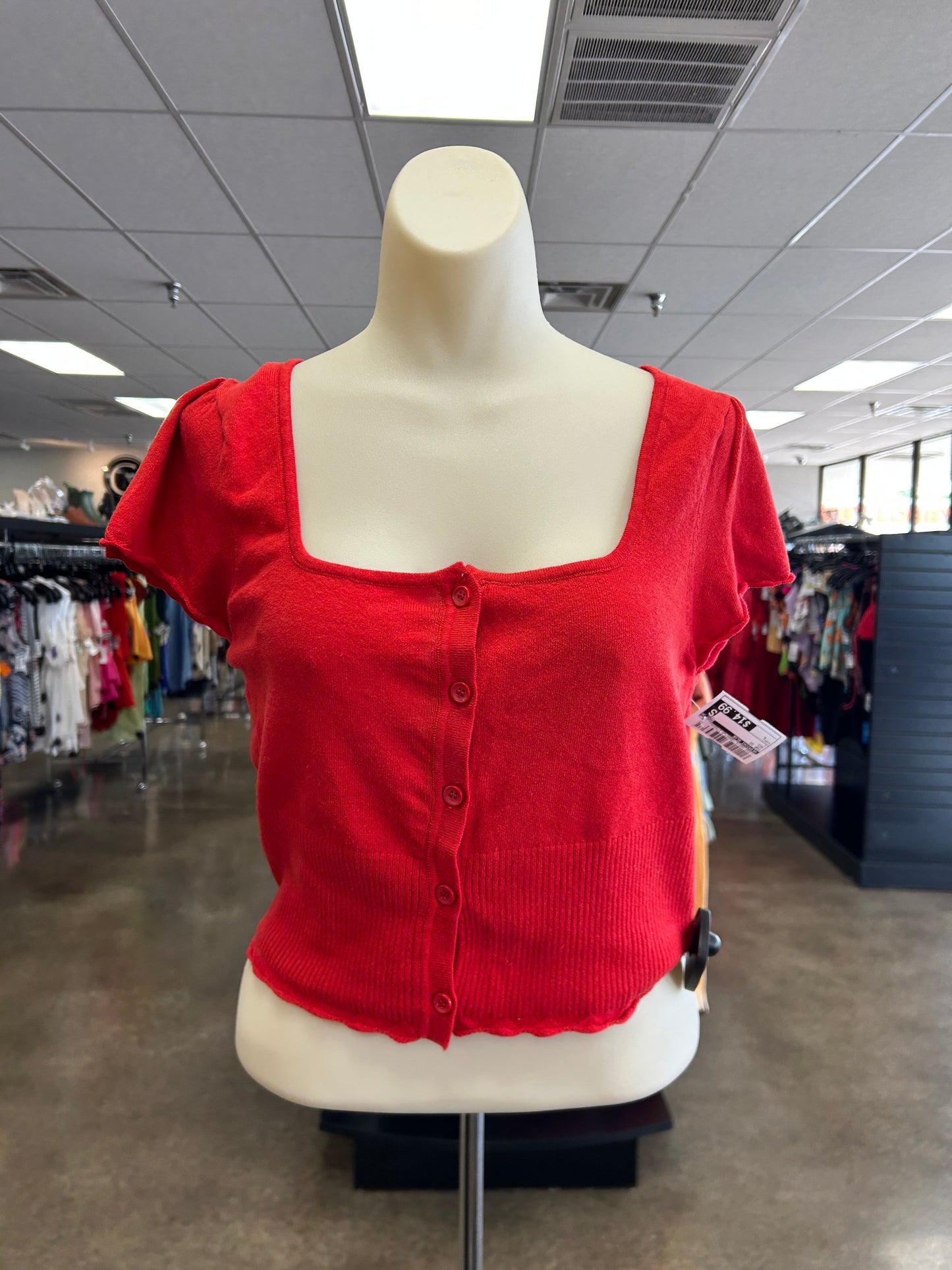 Top Ss By Kimichi Blue In Red, Size:L
