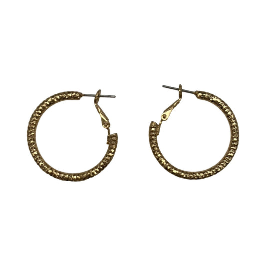Earrings Hoop By Clothes Mentor In Gold