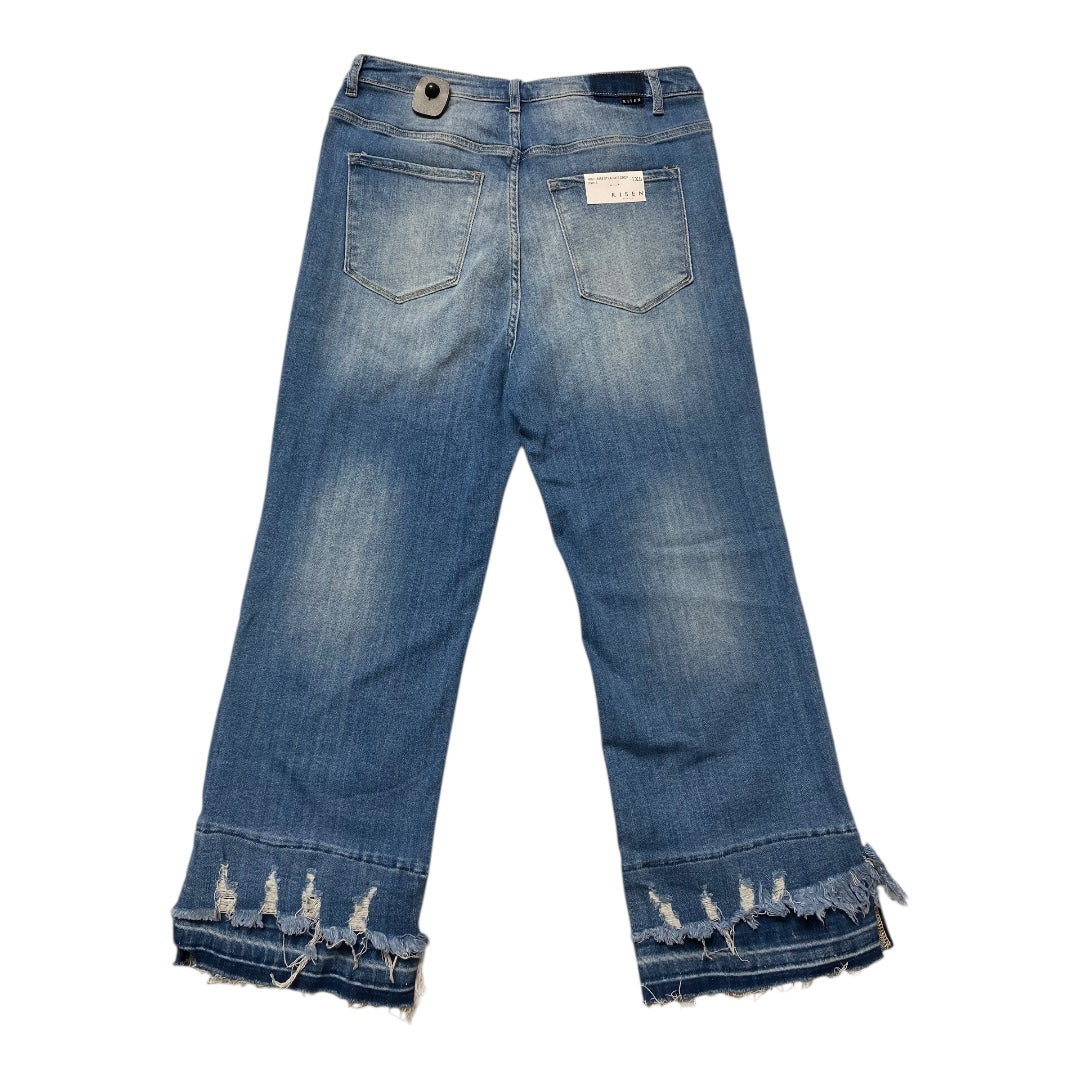 Jeans Boot Cut By Risen In Blue Denim, Size:1X