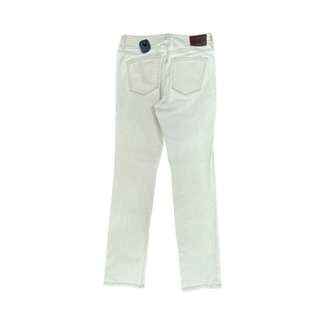 Jeans Straight By Lauren By Ralph Lauren In Beige, Size:4