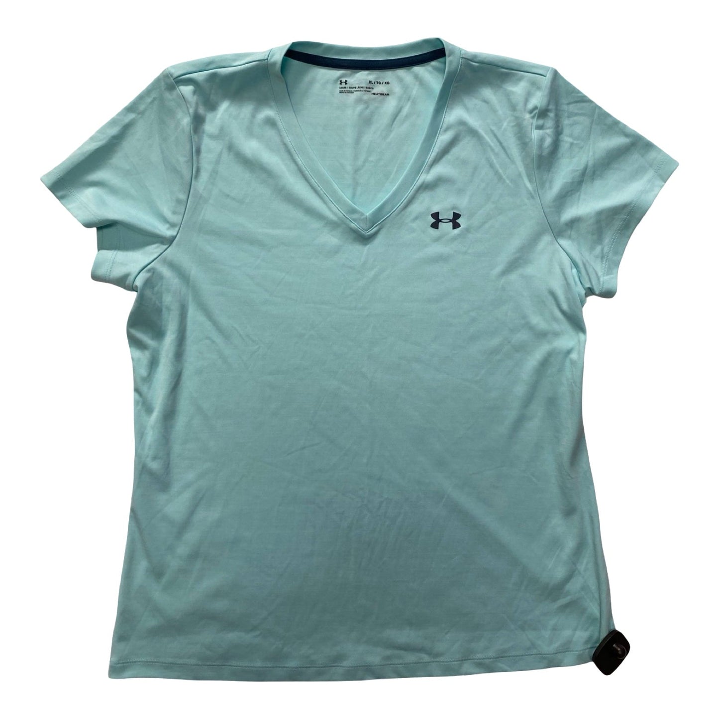 Athletic Top Ss By Under Armour In Teal, Size:Xl