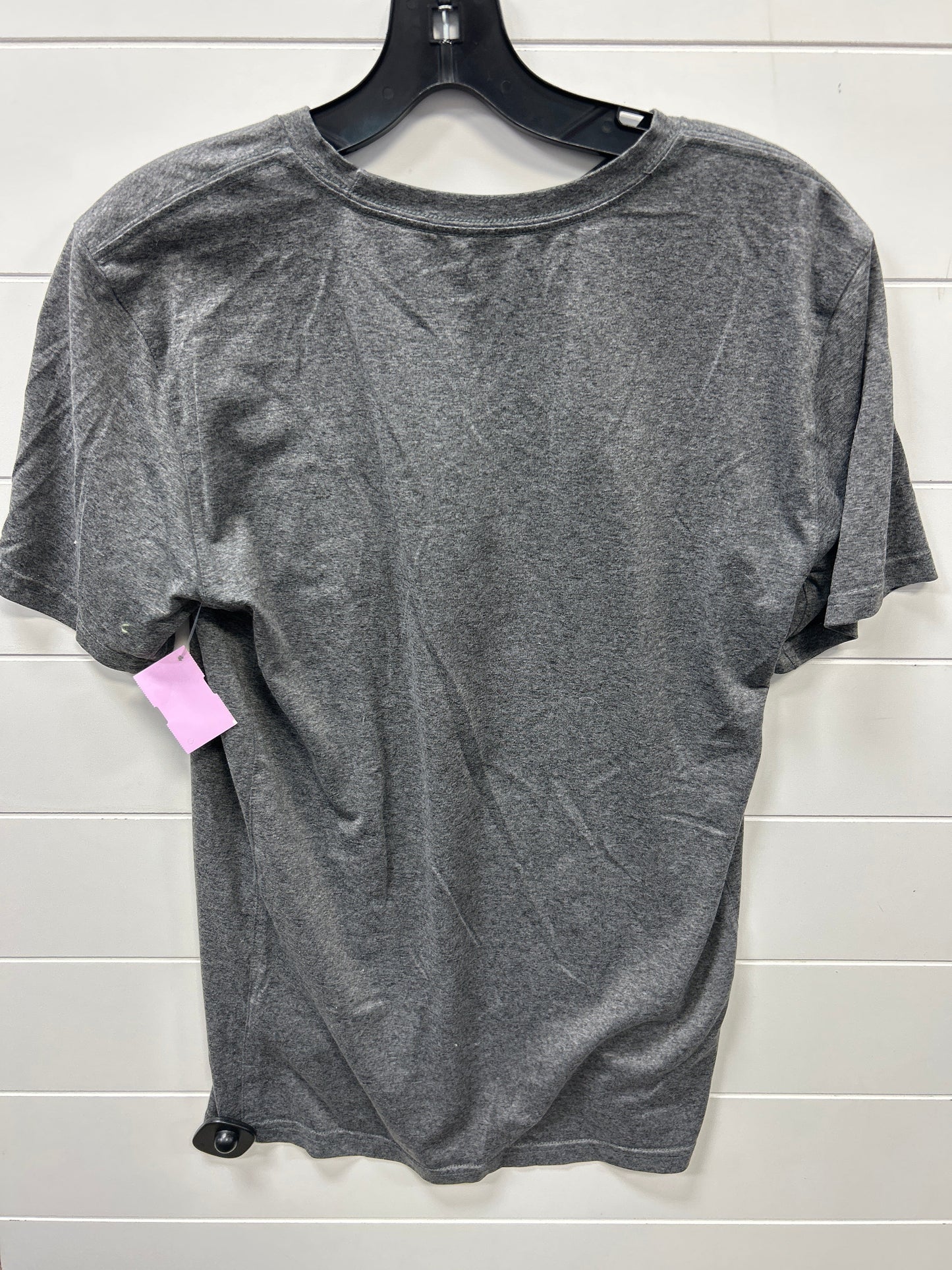 Athletic Top Ss By Nike Apparel In Grey, Size:S