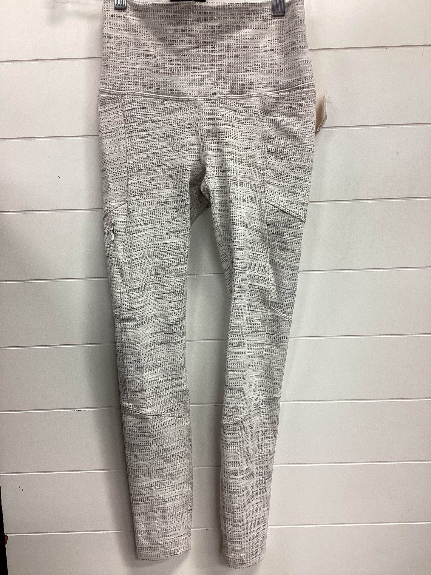 Athletic Leggings By Calia In Brown & Cream, Size:Xs