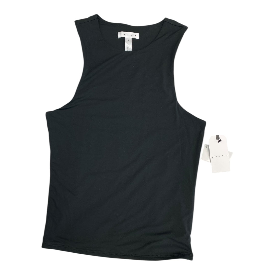 Top Sleeveless By Leith In Black, Size:M