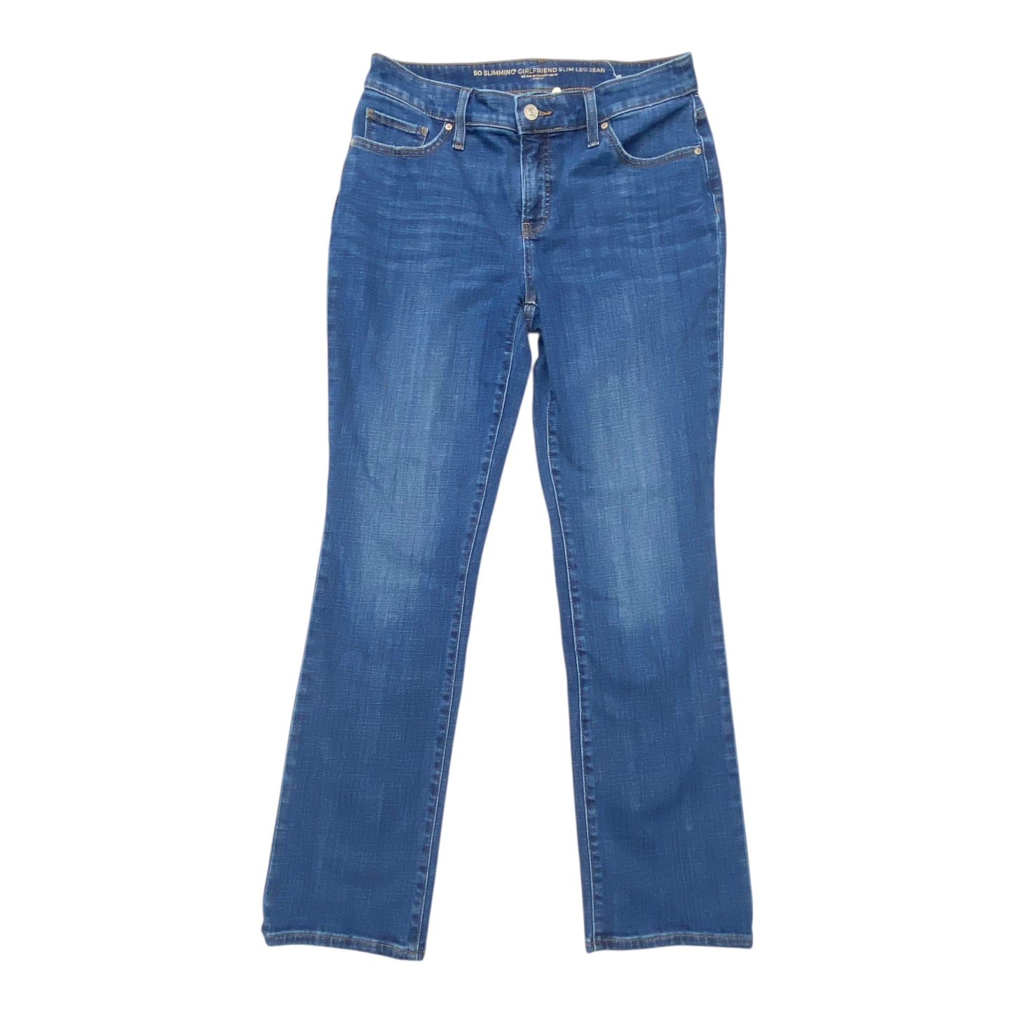 Jeans Skinny By Chicos In Blue Denim, Size:4