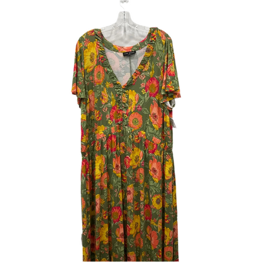 Dress Casual Maxi By Lane Bryant In Green, Size: 26