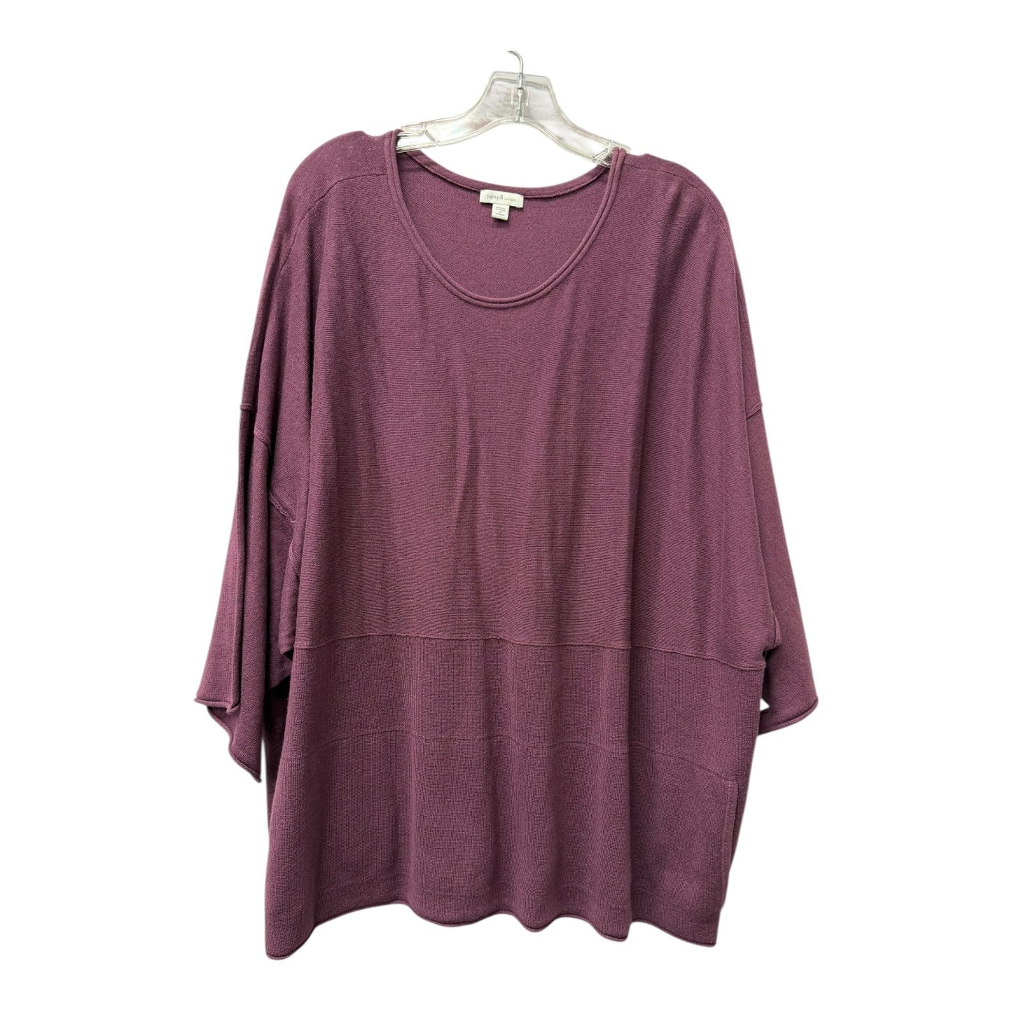 Top Ls By Pure Jill In Purple, Size:2X