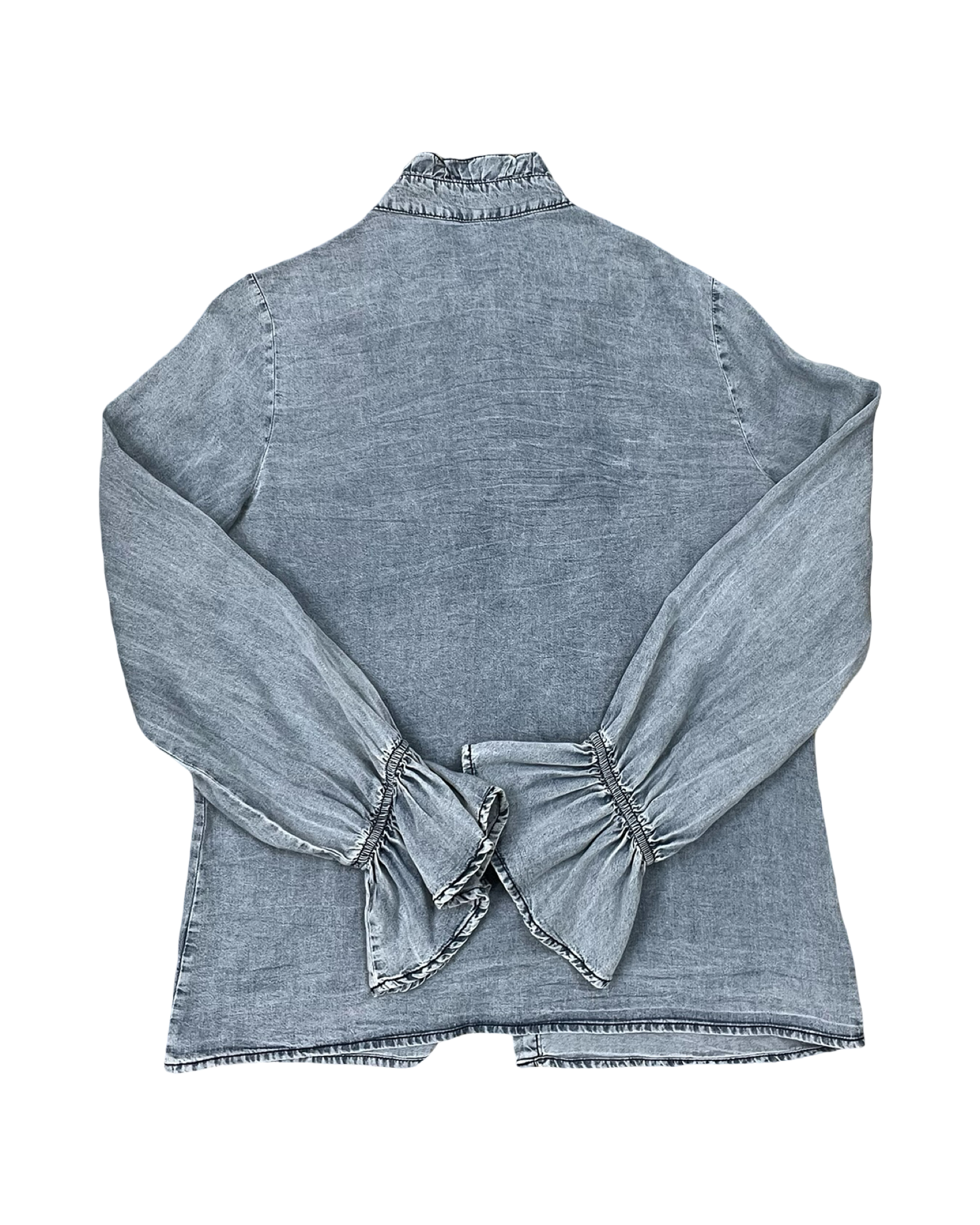 Blouse Ls By Clothes Mentor In Blue, Size:S