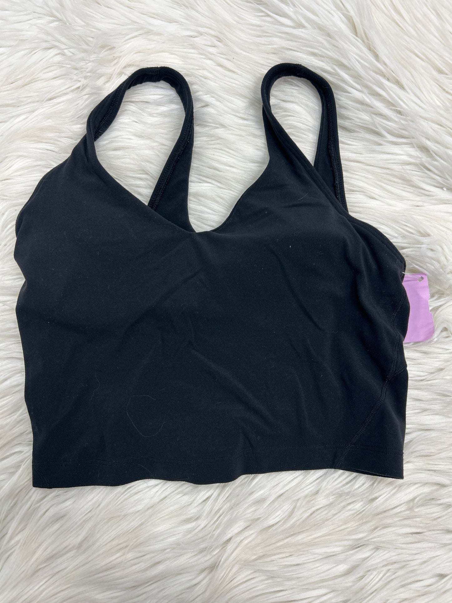 Athletic Tank Top By Lululemon In Black, Size:Xs