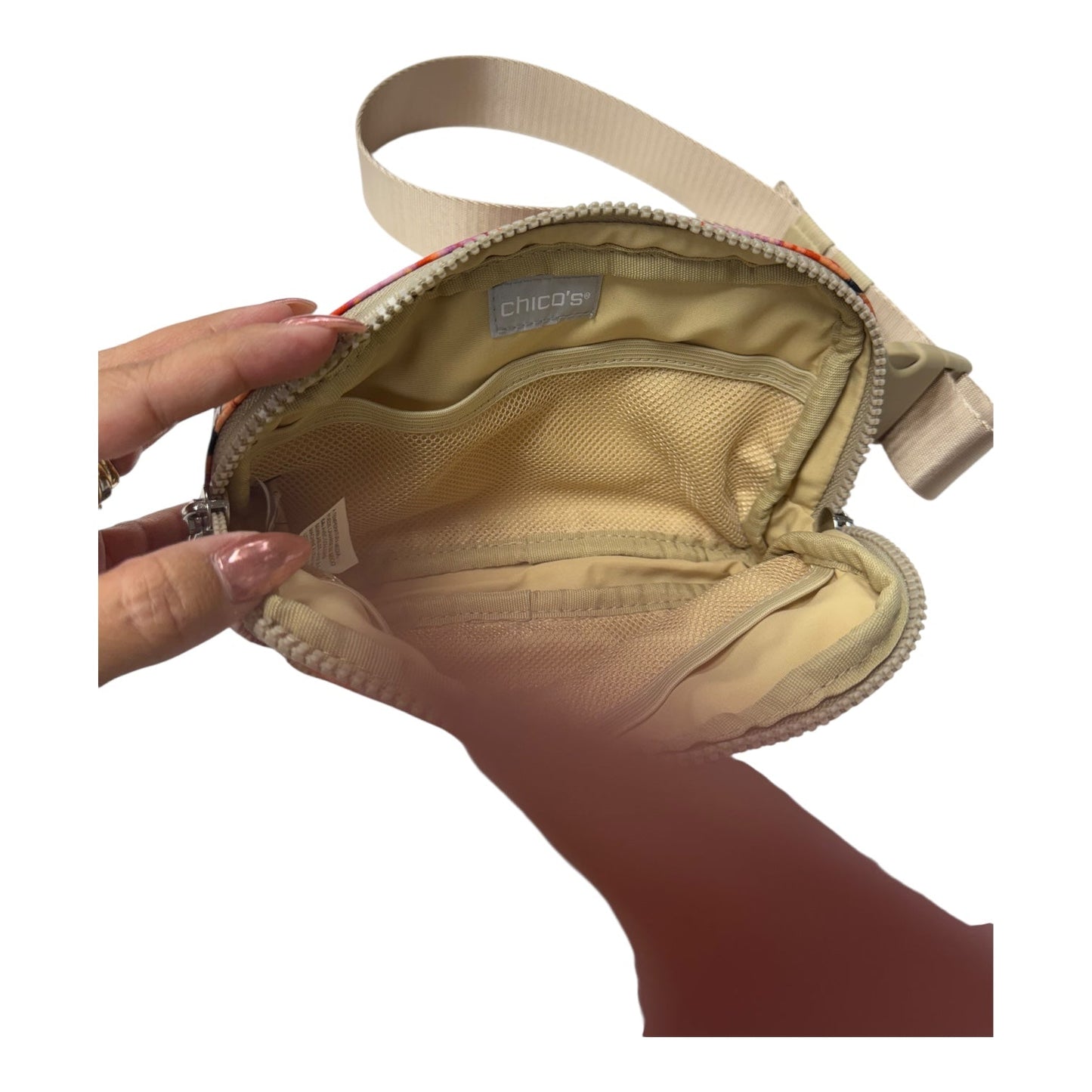 Belt Bag By Chicos In Orange & Purple, Size:Small