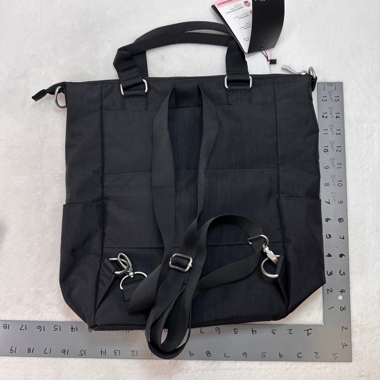 All set 3-in-1 tote backpack Handbag By Baggallini, Size: Small
