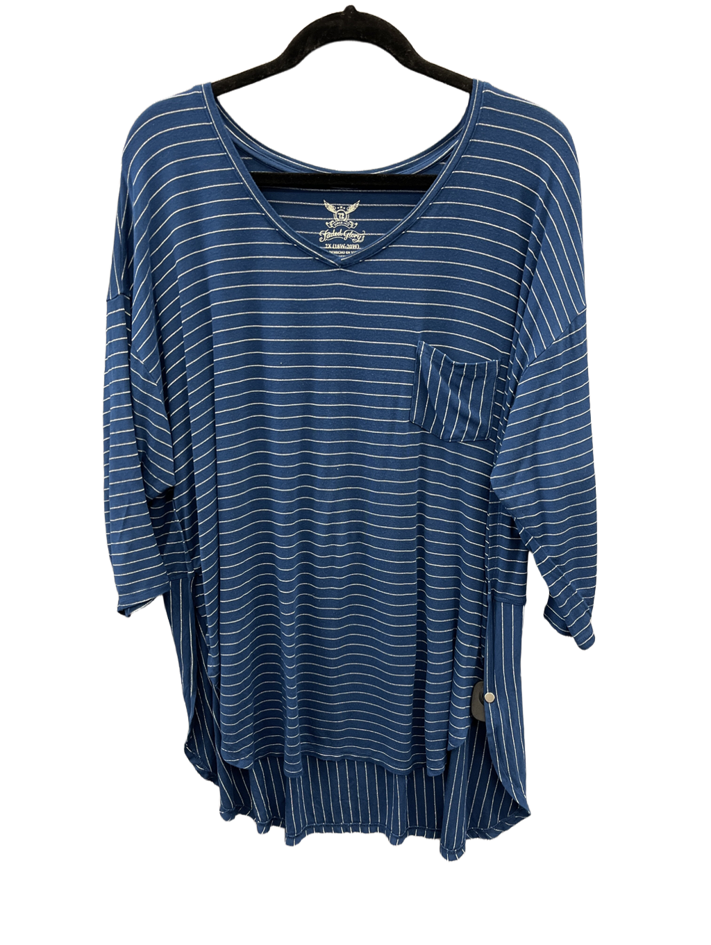 Top Long Sleeve By Faded Glory  Size: 2x