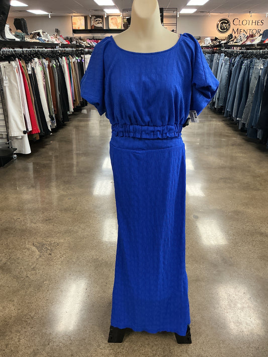 Skirt Set 2Pc By Free People In Blue, Size:M