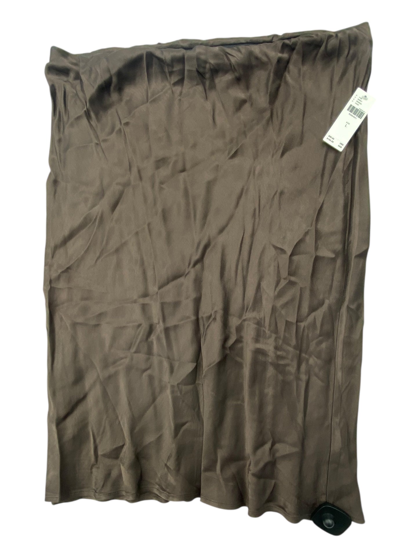 Skirt Midi By Anthropologie In Brown, Size:L