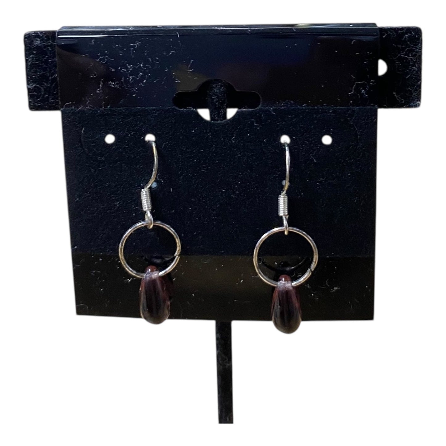 Earrings Dangle/Drop  In Purple