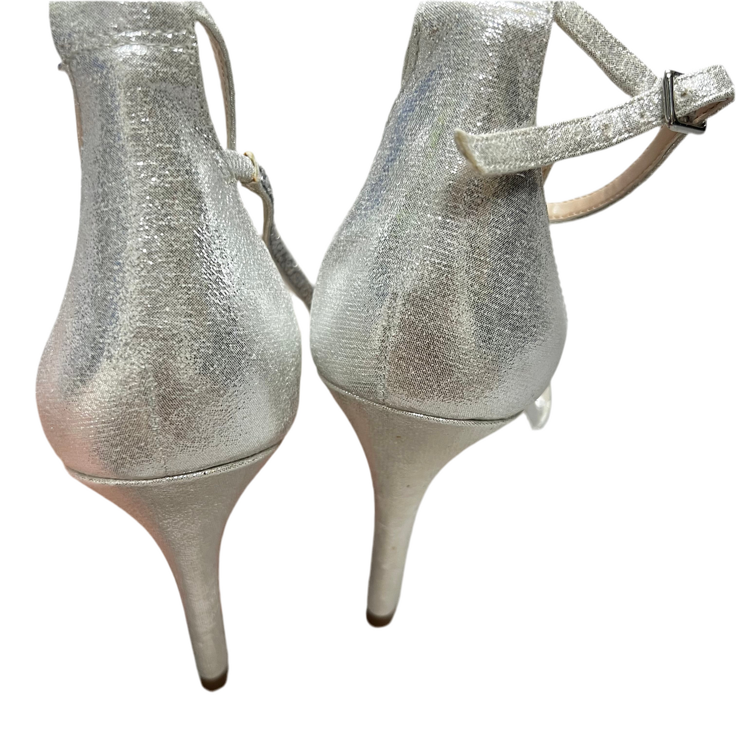 Shoes Heels Stiletto By Inc In Silver, Size: 7.5