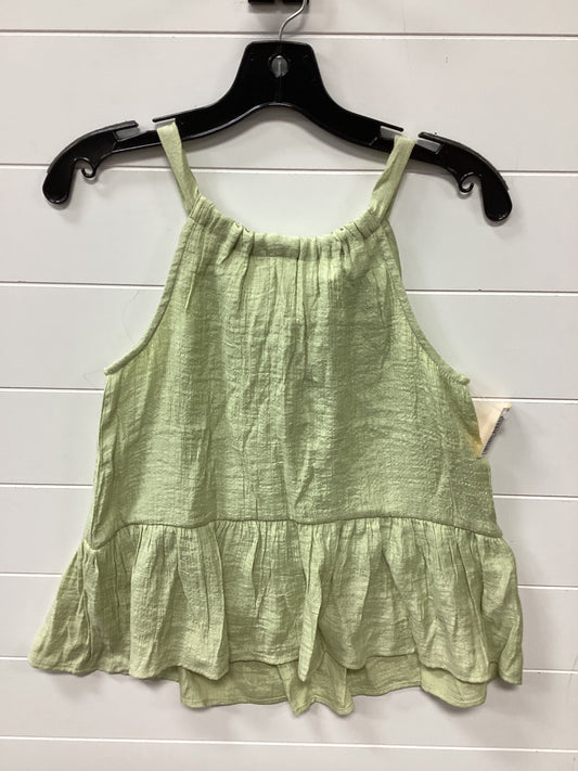 Top Sleeveless By Blu Pepper In Green, Size:S