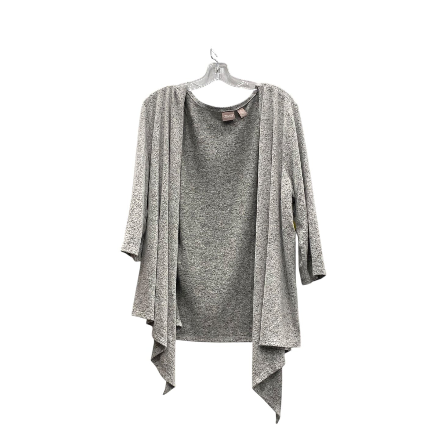 Cardigan By Chicos In Grey, Size:Xl