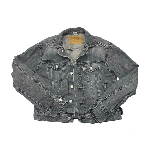 Jacket Denim By &Denim In Grey Denim, Size:Xs