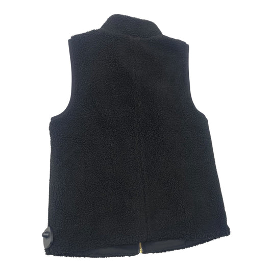 Vest Faux Fur & Sherpa By J. Crew In Black, Size:Xs