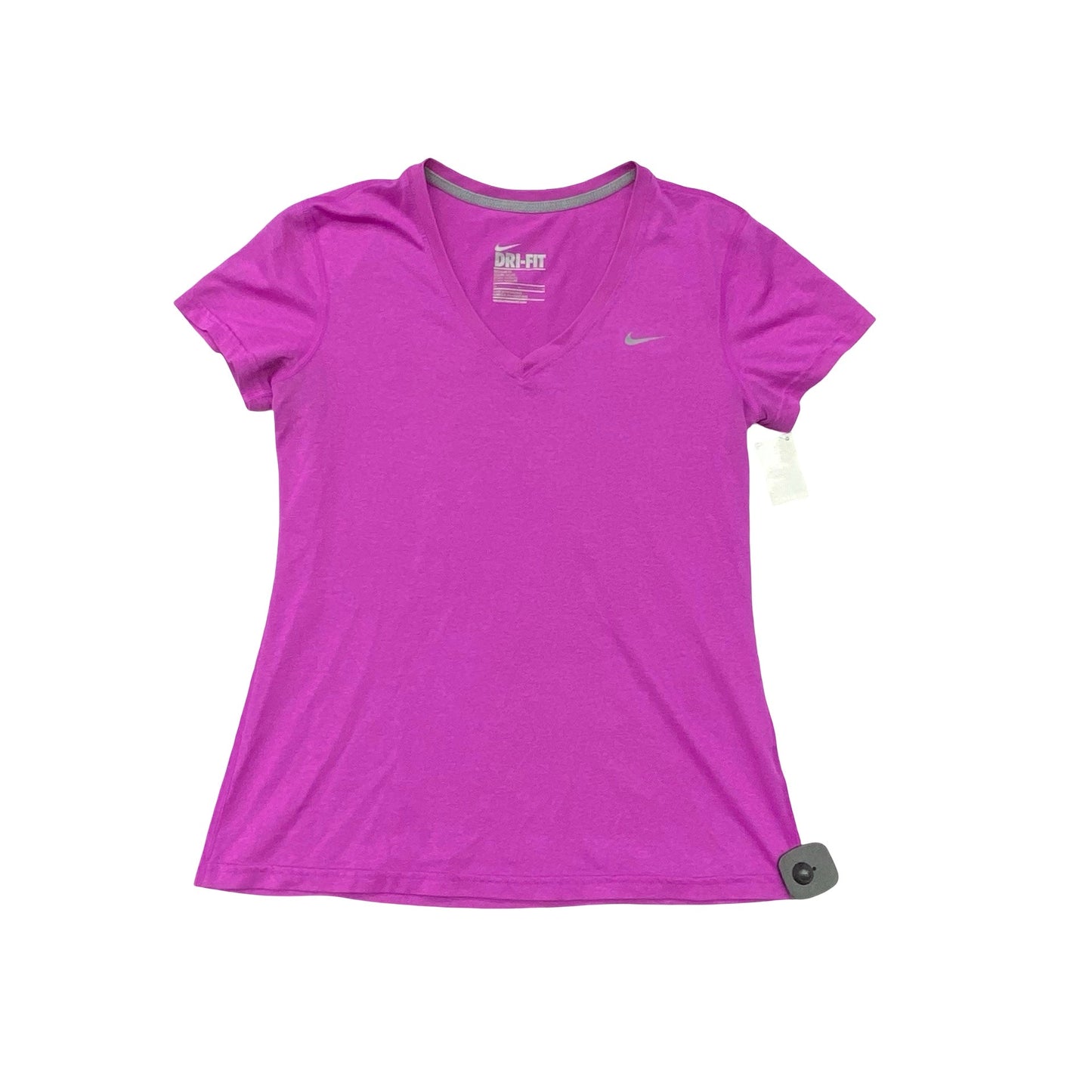 Athletic Top Ss By Nike In Purple, Size:M