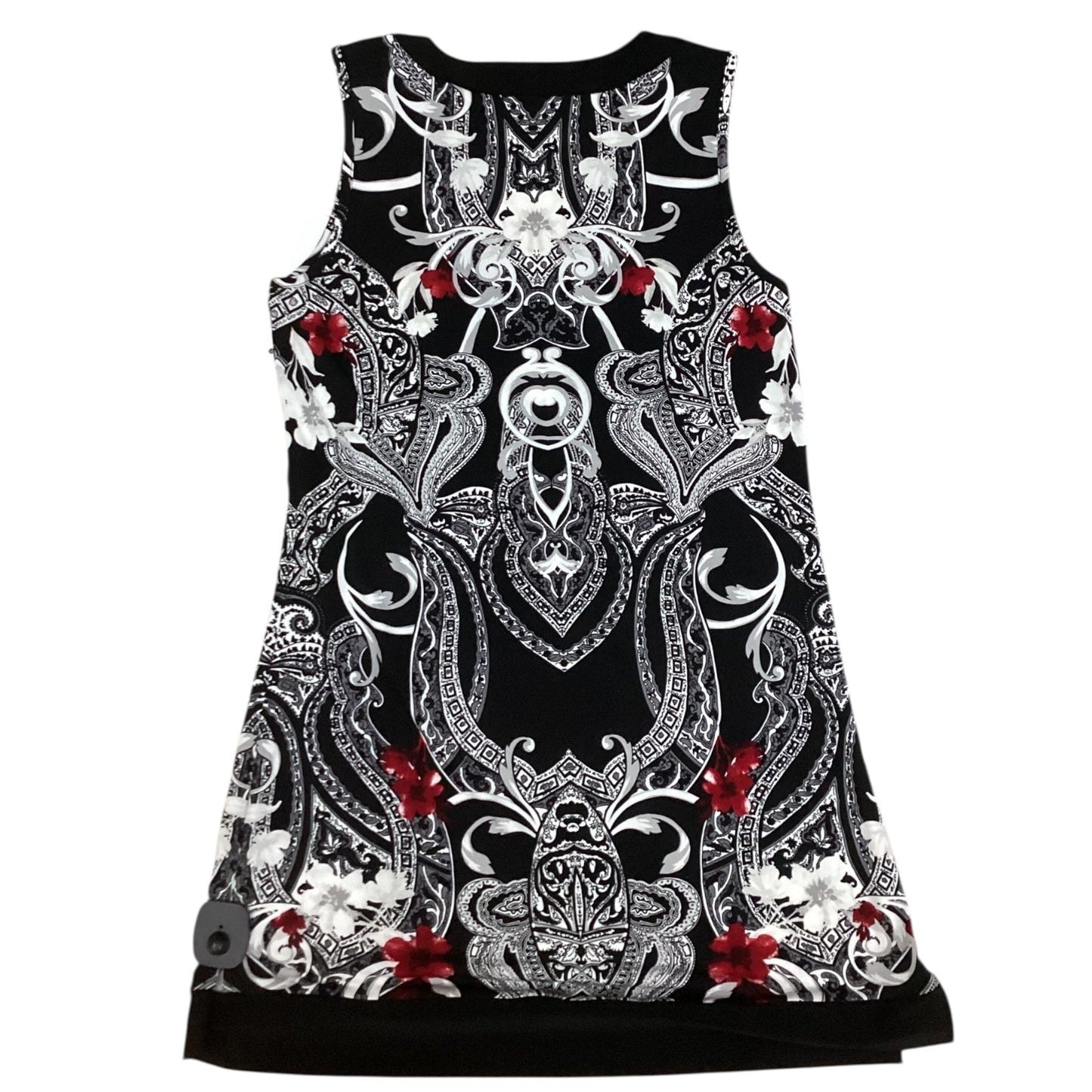 Dress Casual Short By White House Black Market In Black & Red, Size:M