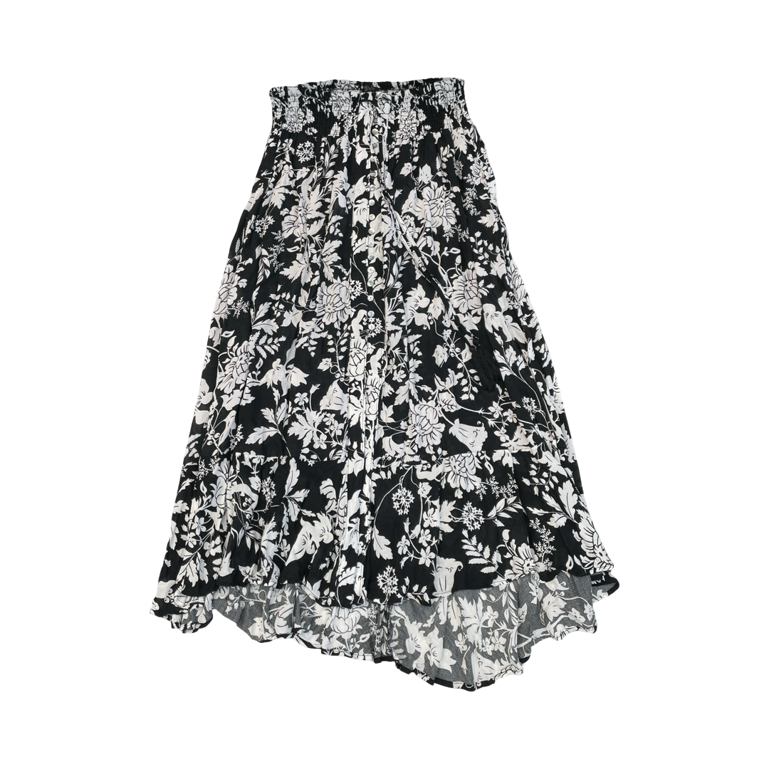 Skirt Maxi By Rachel Zoe In Black & White, Size:Xl