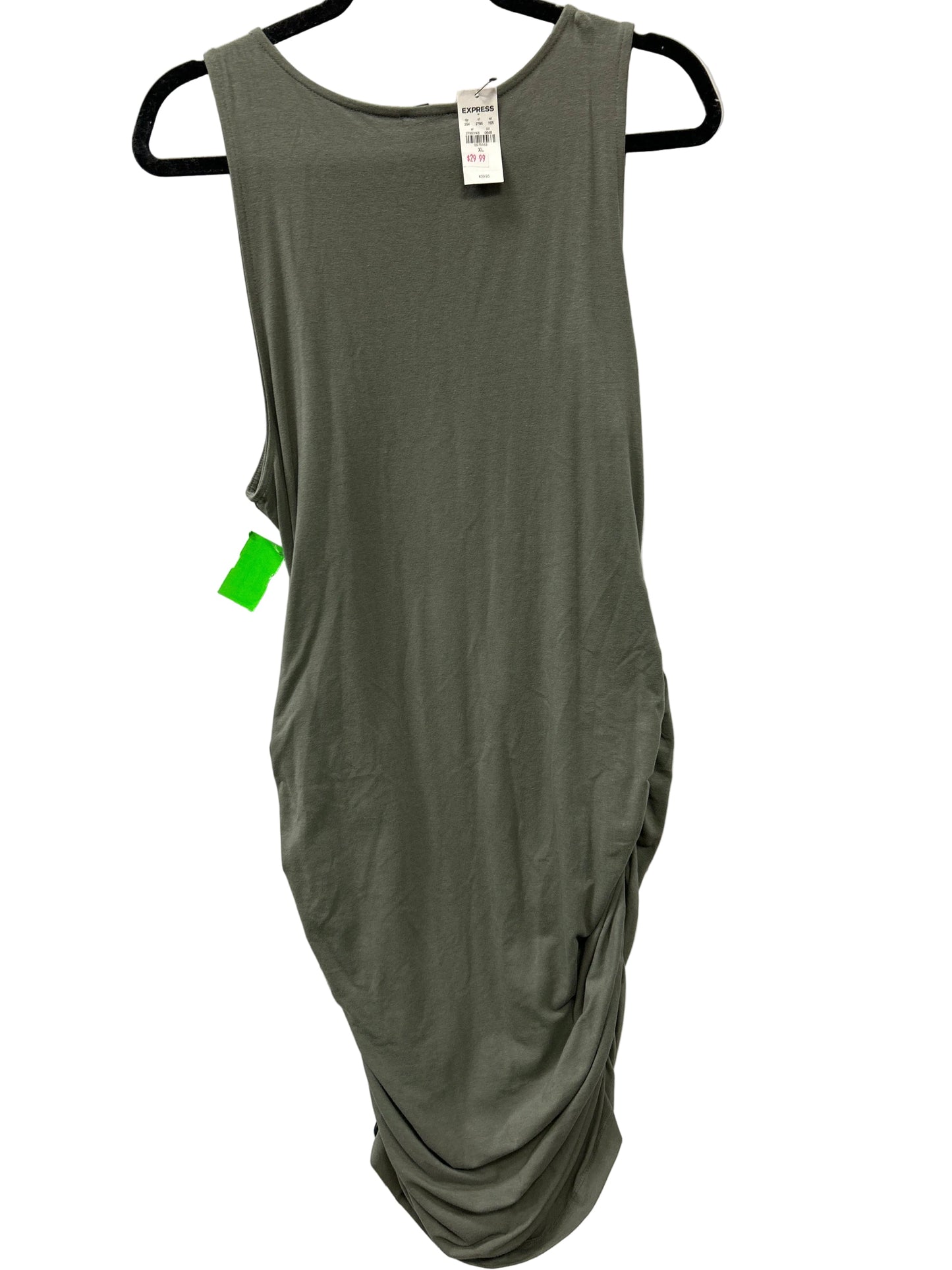 Dress Casual Maxi By Express In Green, Size:Xl