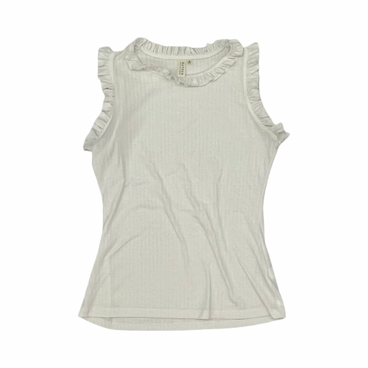Blouse Sleeveless By Hayden La In Cream, Size:S