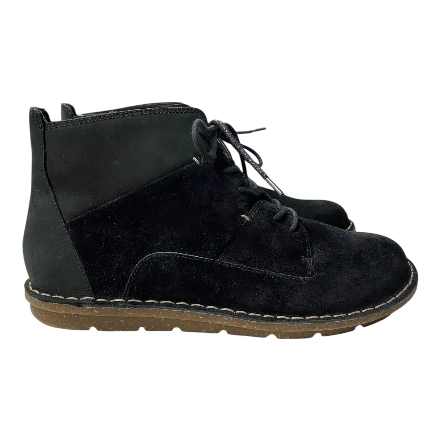Boots Ankle Flats By Clarks In Black, Size:8