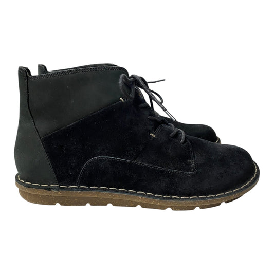 Boots Ankle Flats By Clarks In Black, Size:8