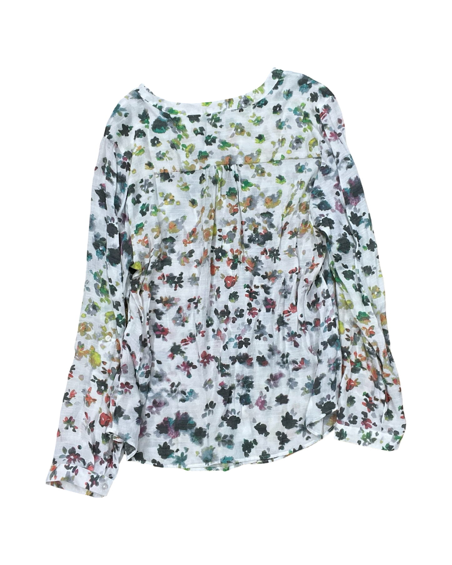 Blouse Ls By Zac And Rachel In White, Size:Xl