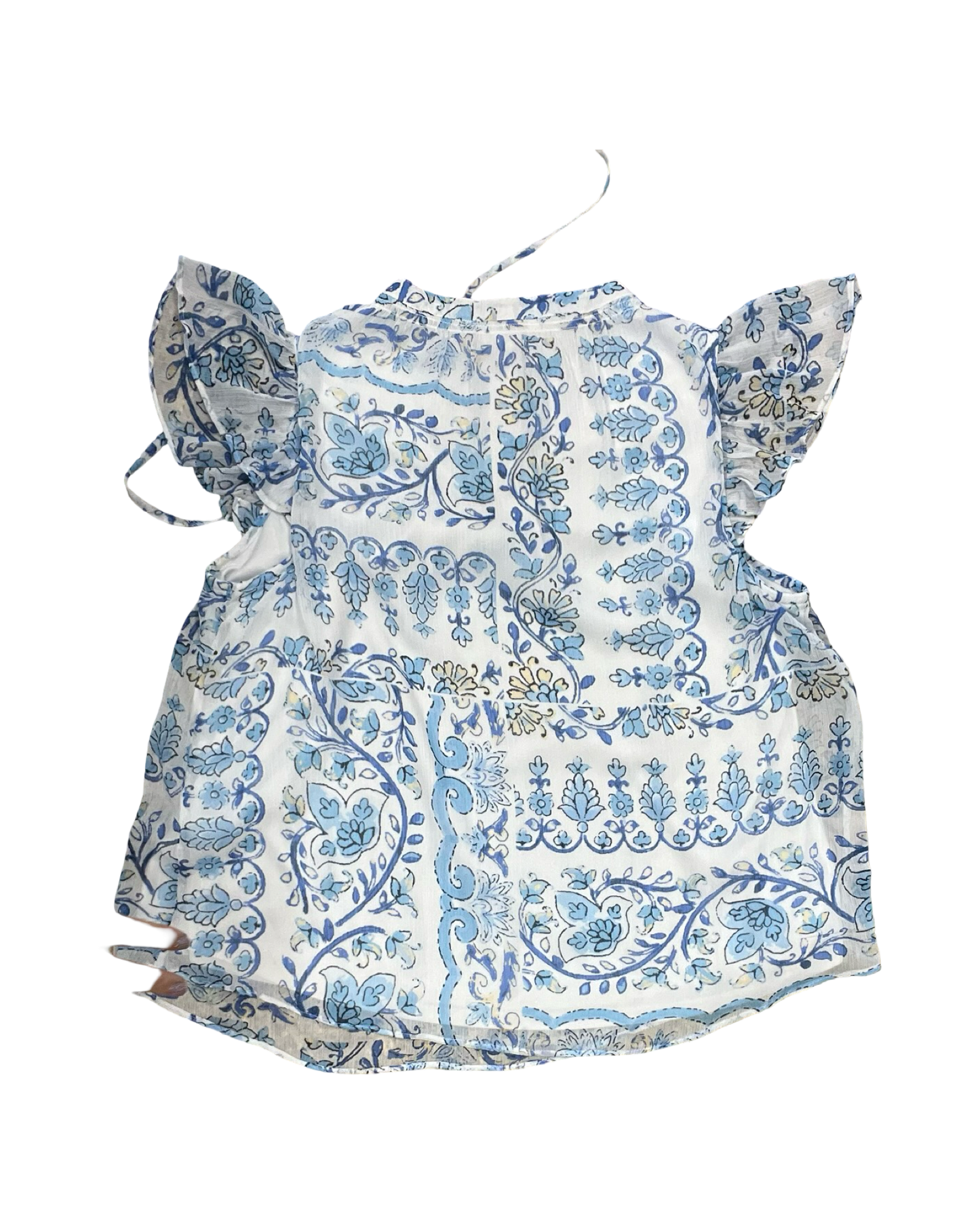 Top Ss By Lc Lauren Conrad In Blue & White, Size:L