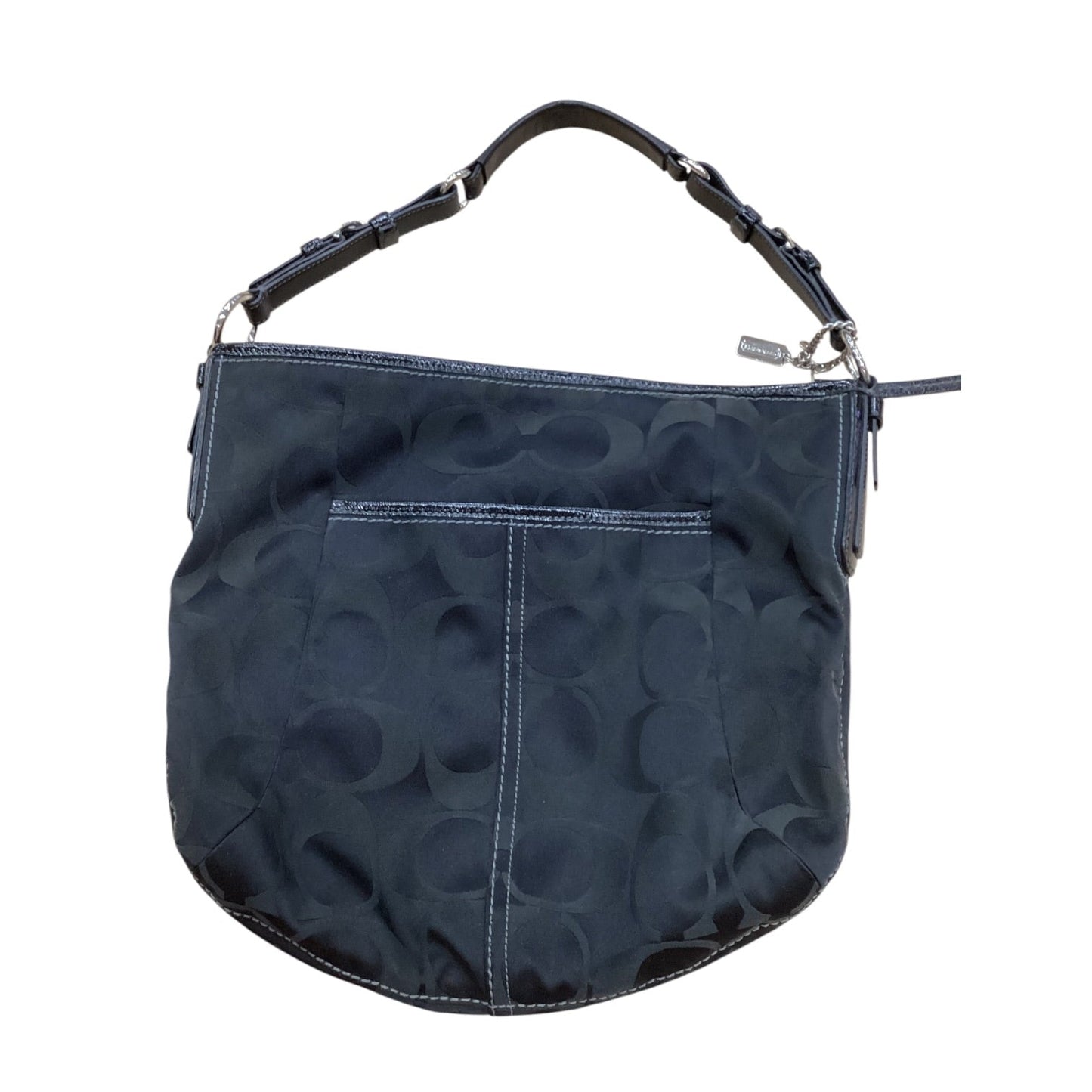 Handbag Designer By Coach In Black, Size:Large