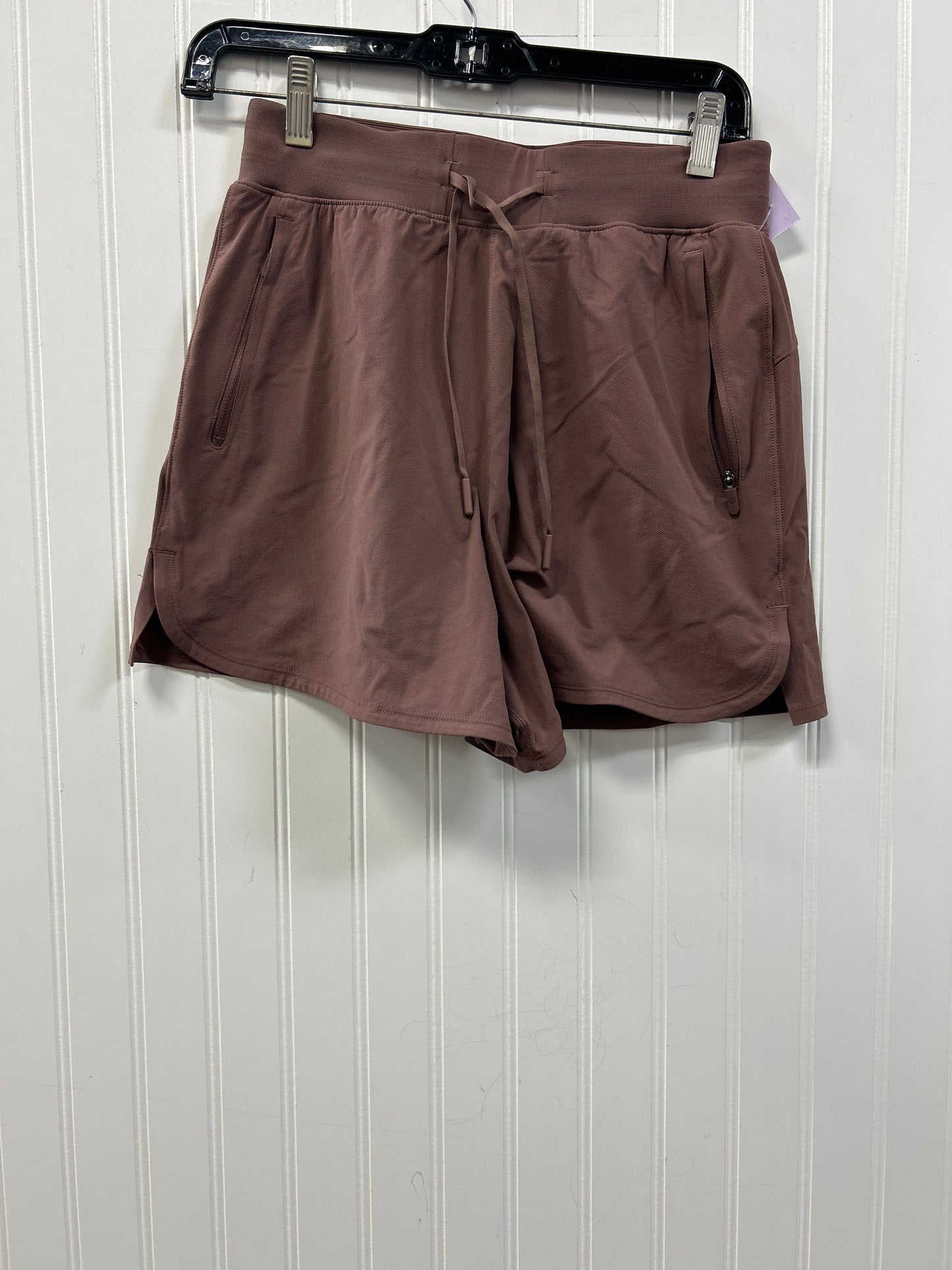 Athletic Shorts By Lululemon In Brown, Size:4