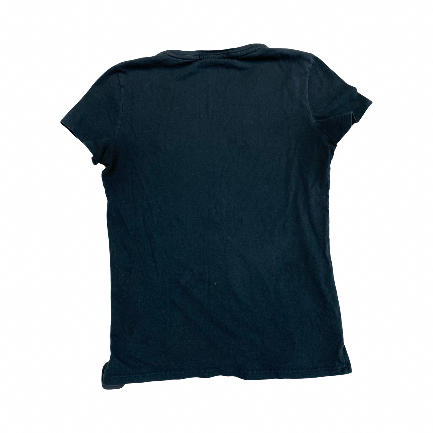 Top Ss By Lacoste In Black, Size:Xs