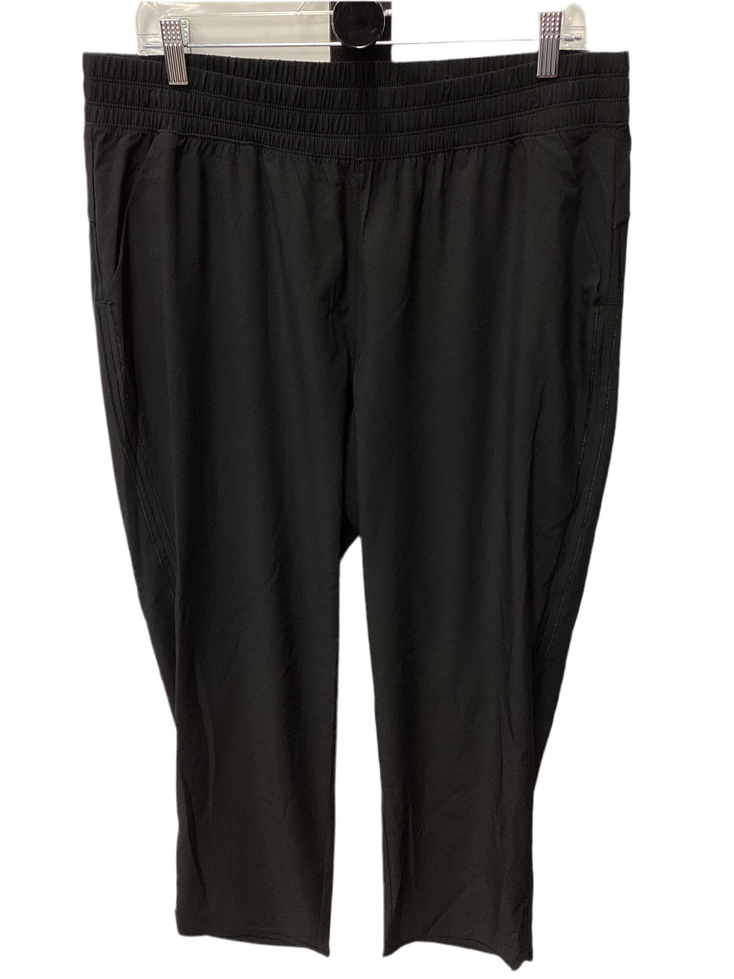 Athletic Pants By Calvin Klein In Black, Size:1X
